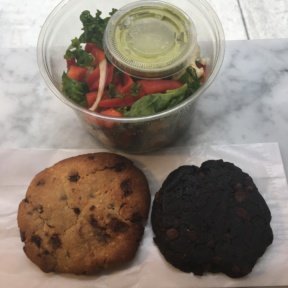 Gluten-free salad and cookies from Pure Fare